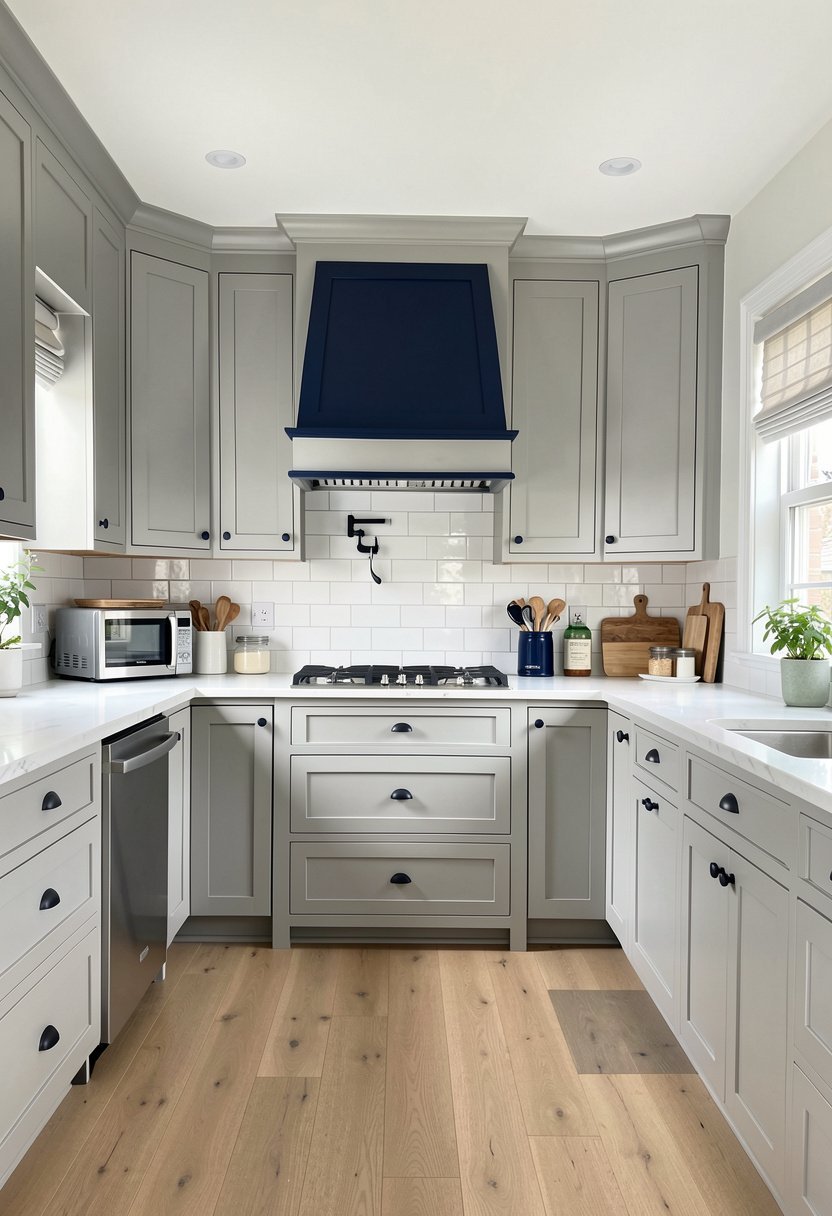 Incorporate Navy Blue Accents