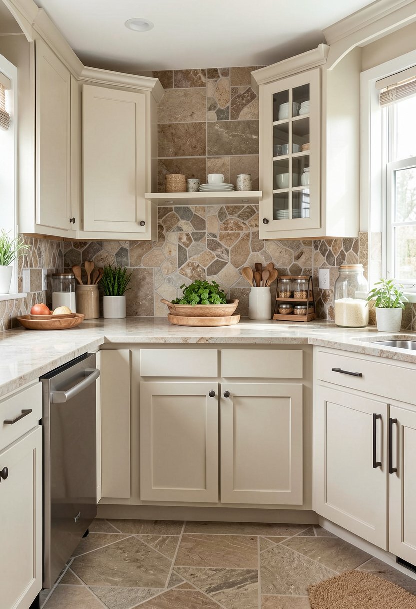 Incorporate Stone Mosaic Tiles