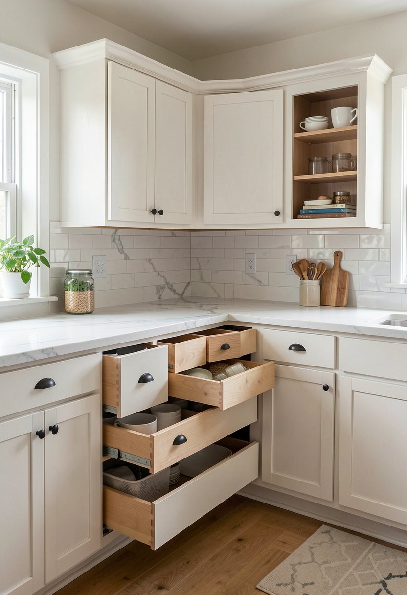 Incorporate Under Cabinet Drawers