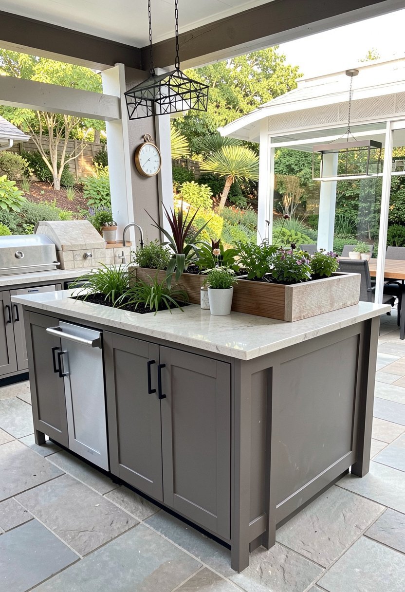 Incorporating Built-in Planters