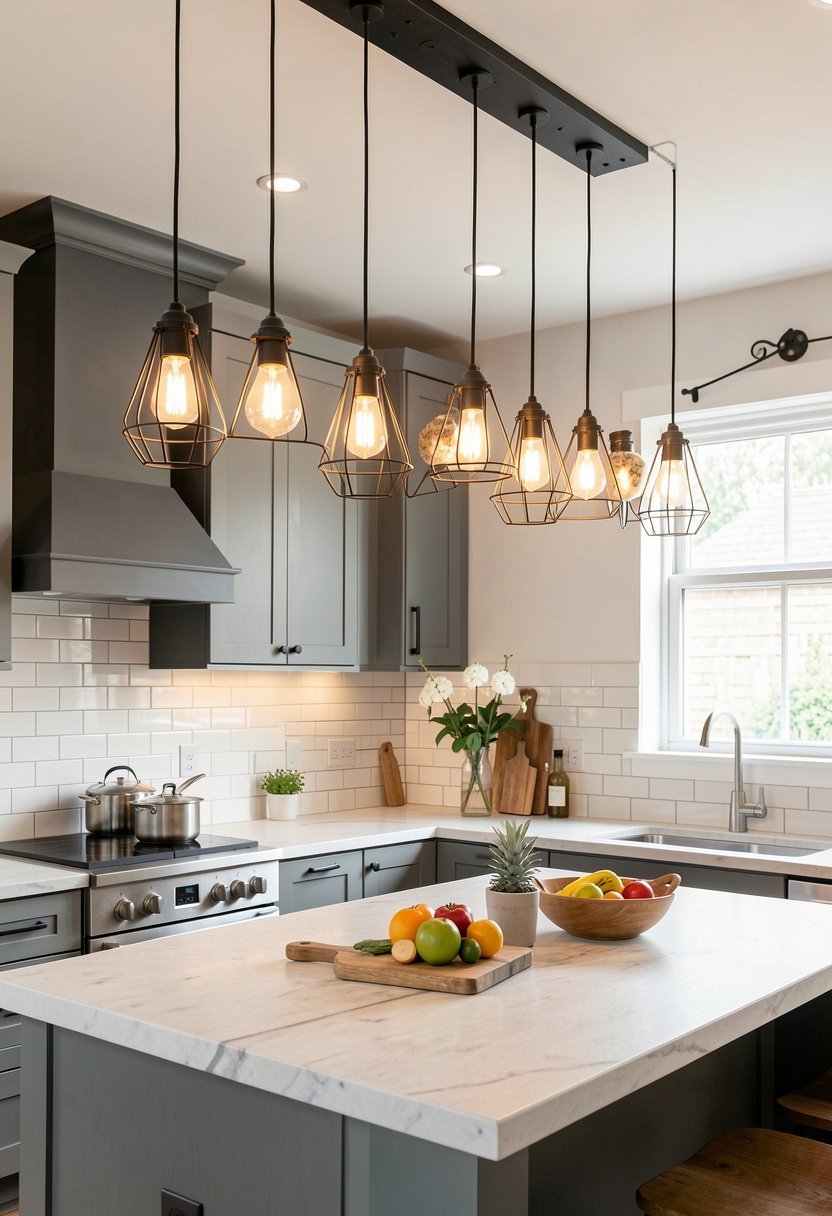 Industrial Caged Lights for Edge