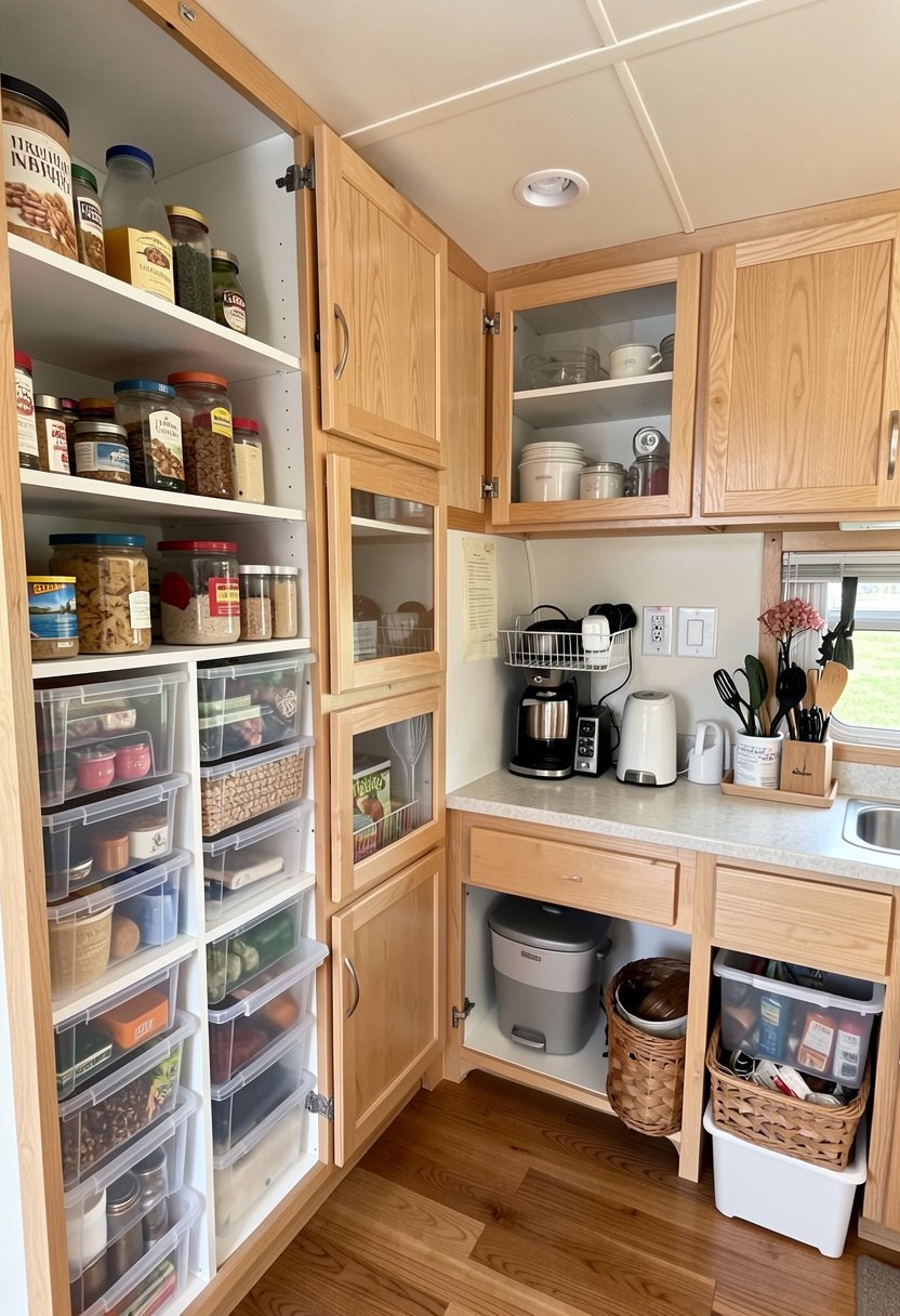 Install Clear Acrylic Bins