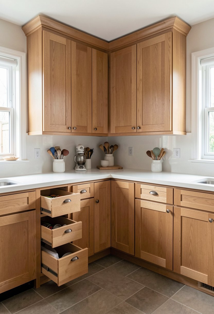 Install Deep Drawers in the Corner