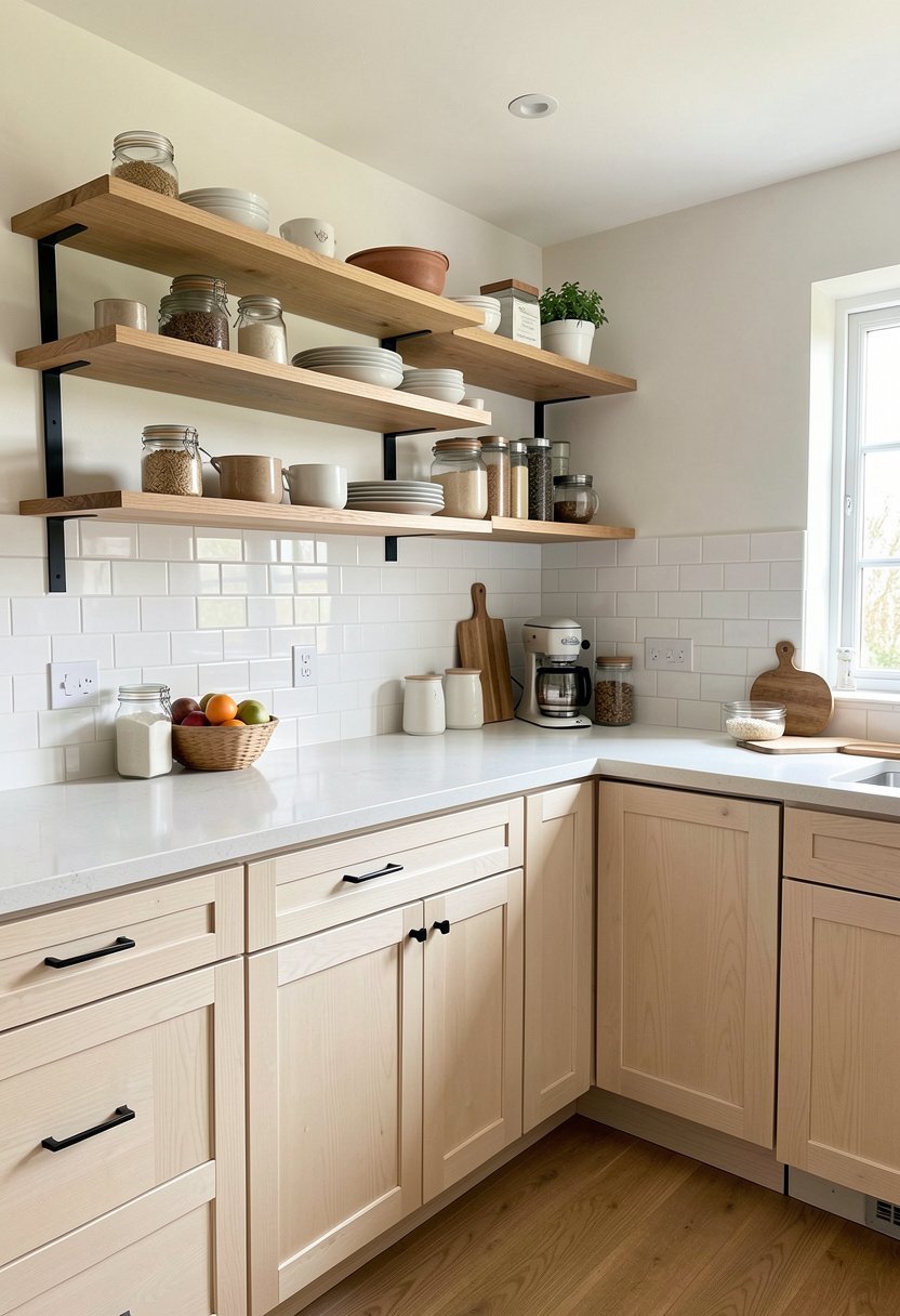 Install Floating Open Shelving