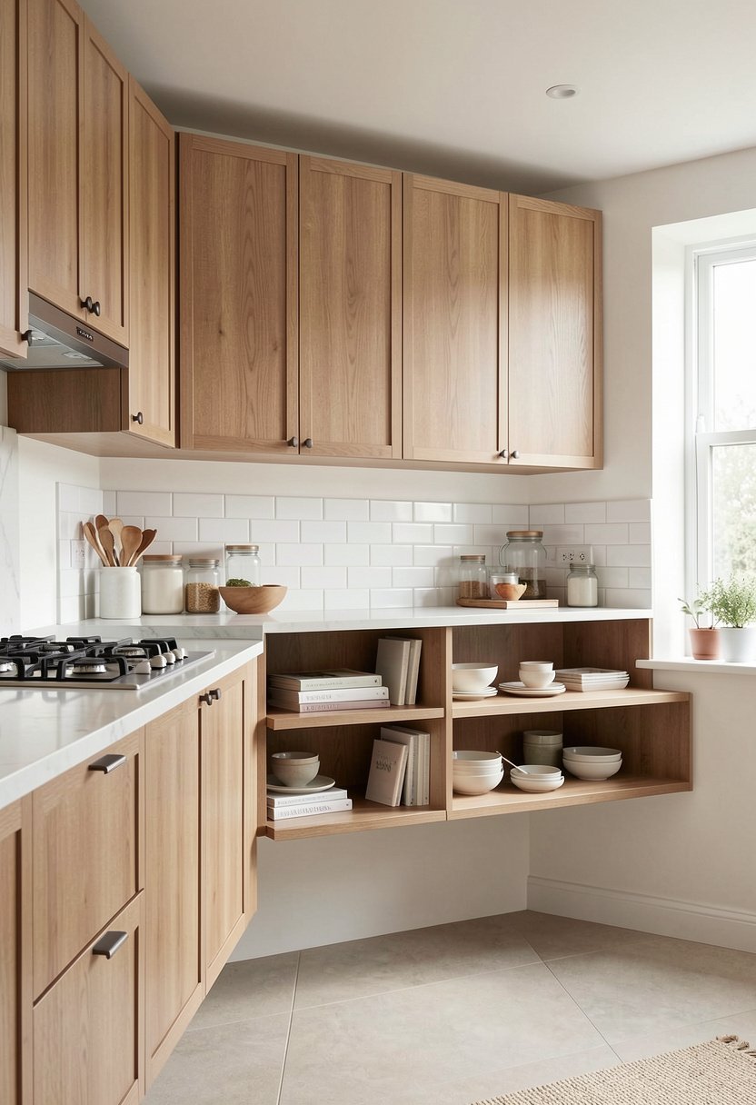 Install Floating Shelves Below