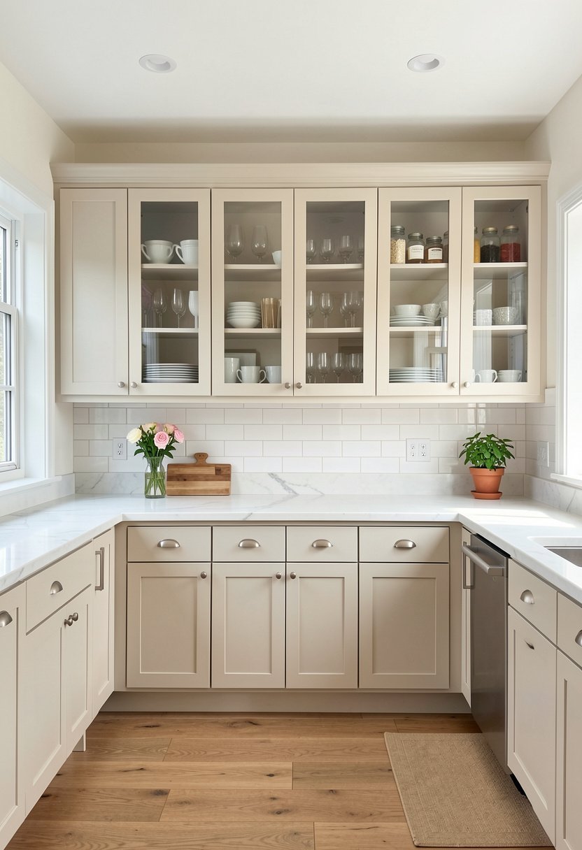 Install Glass Fronts to Show Off