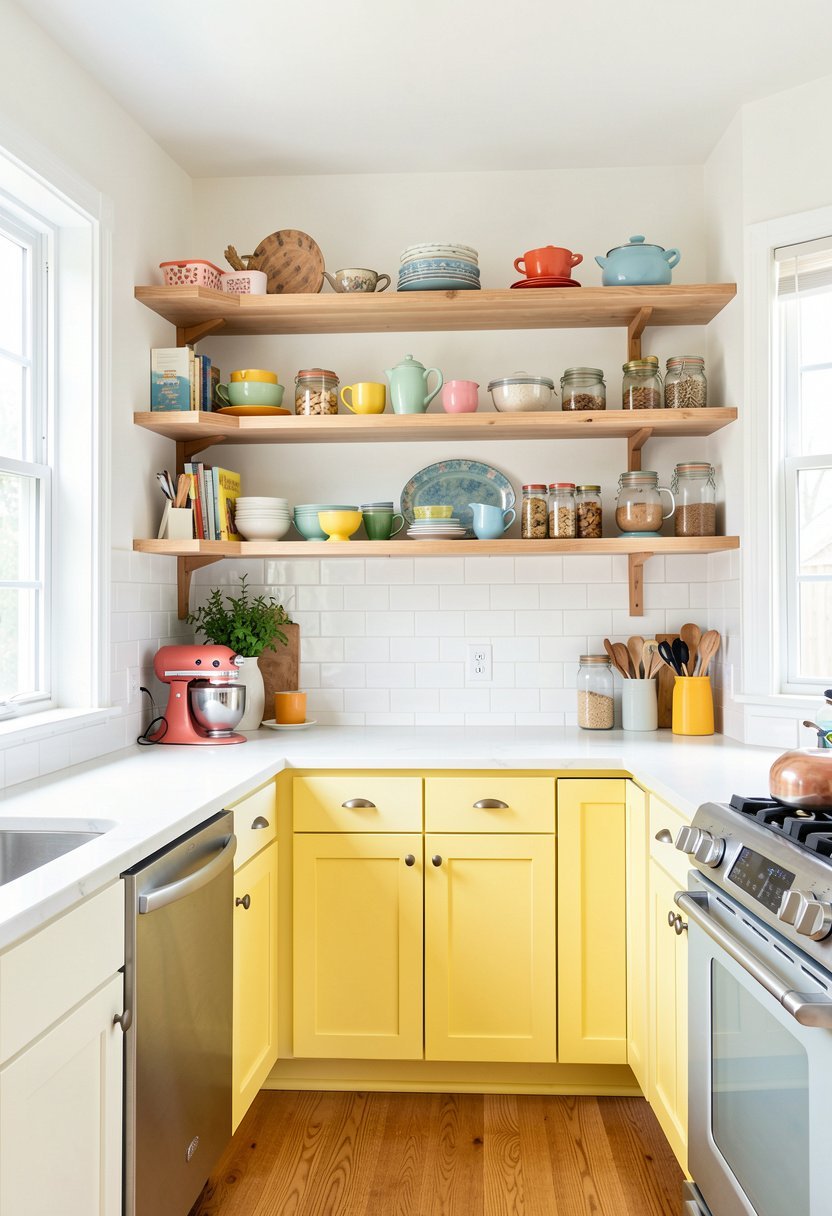 Install Open Wall Shelves