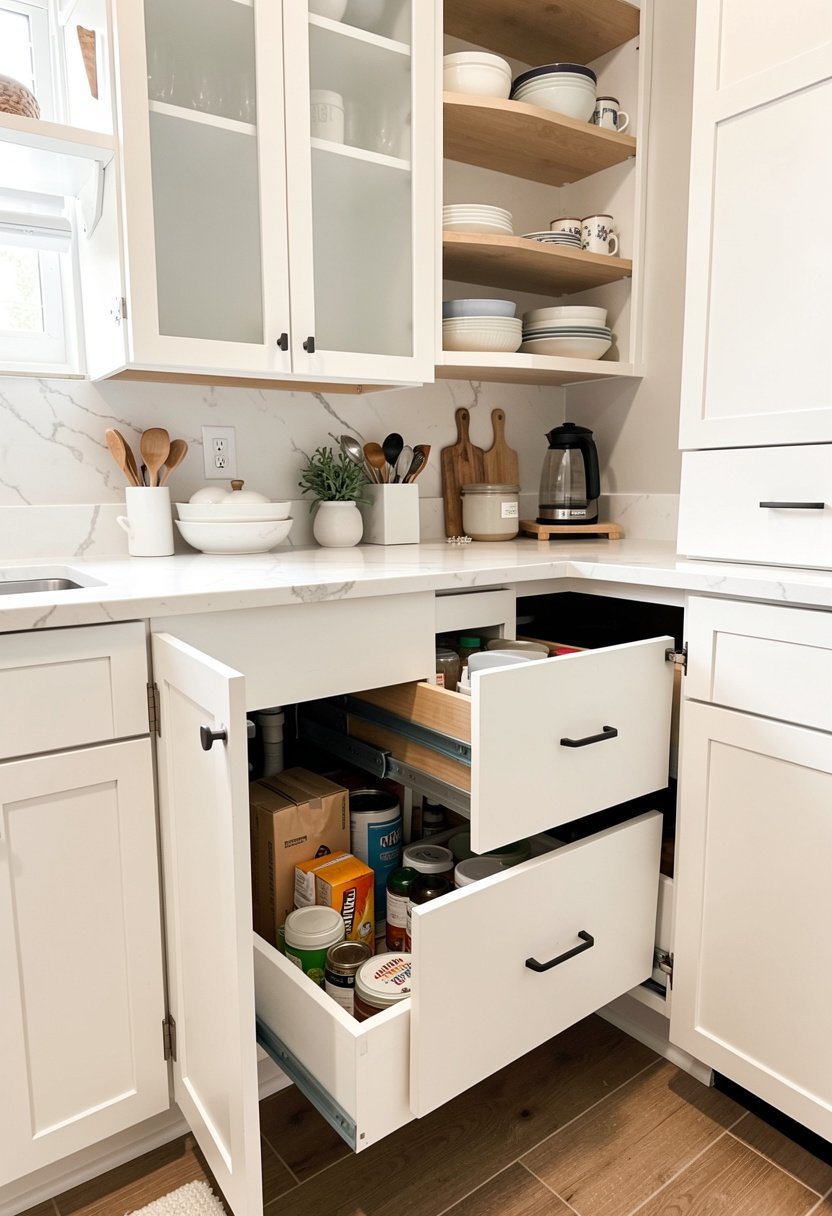 Install Pull Out Drawers