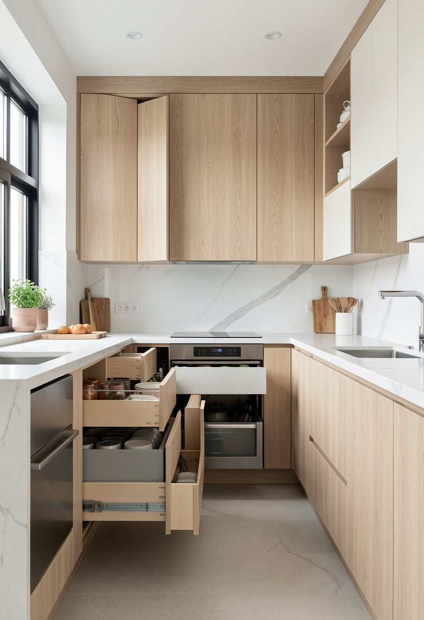 Install Pull Out Drawers