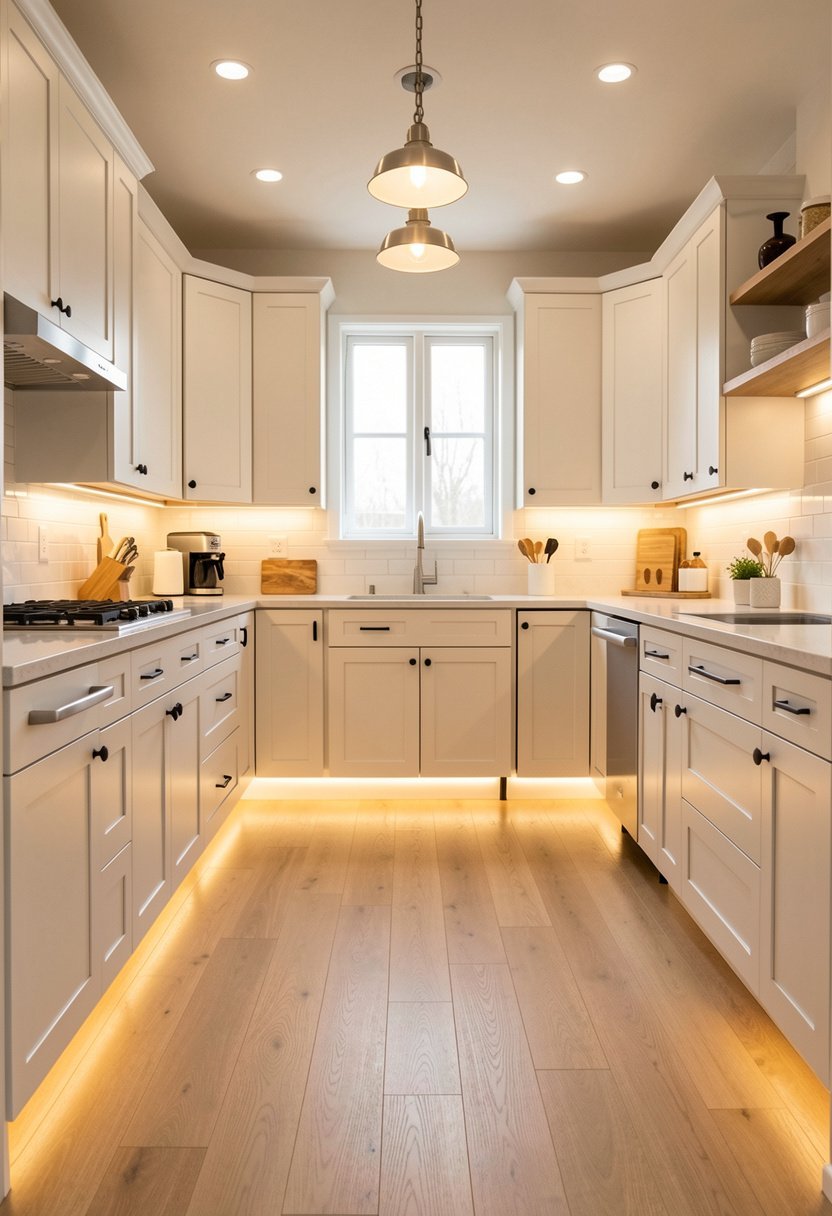 Install Toe Kick Lighting at Floor Level