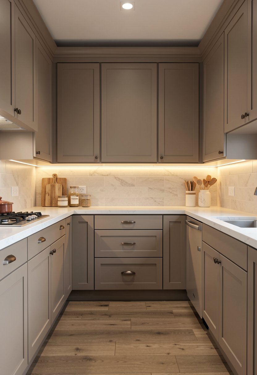 Install Warm Under Cabinet Lighting