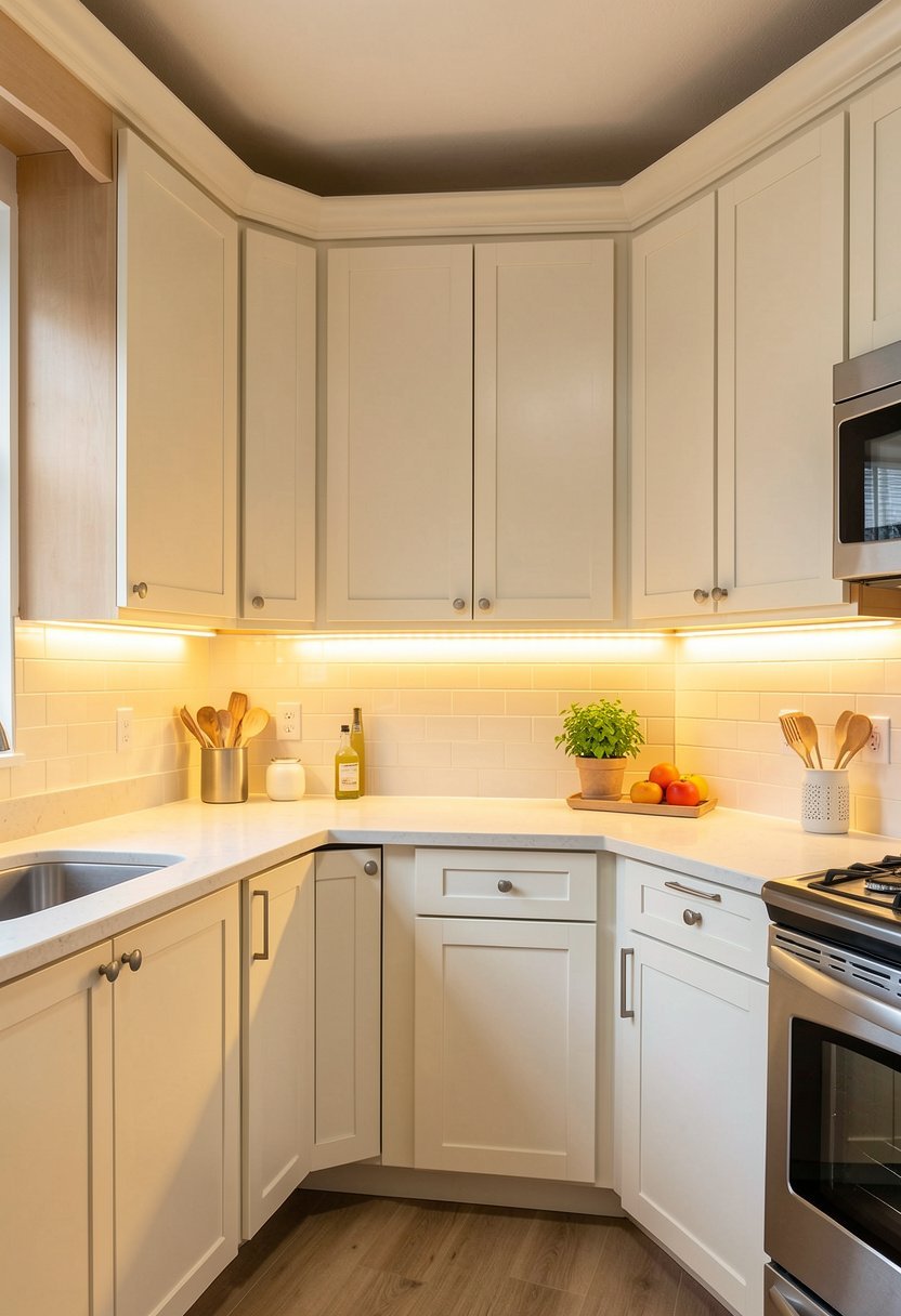 Install Warm Under Cabinet Lights