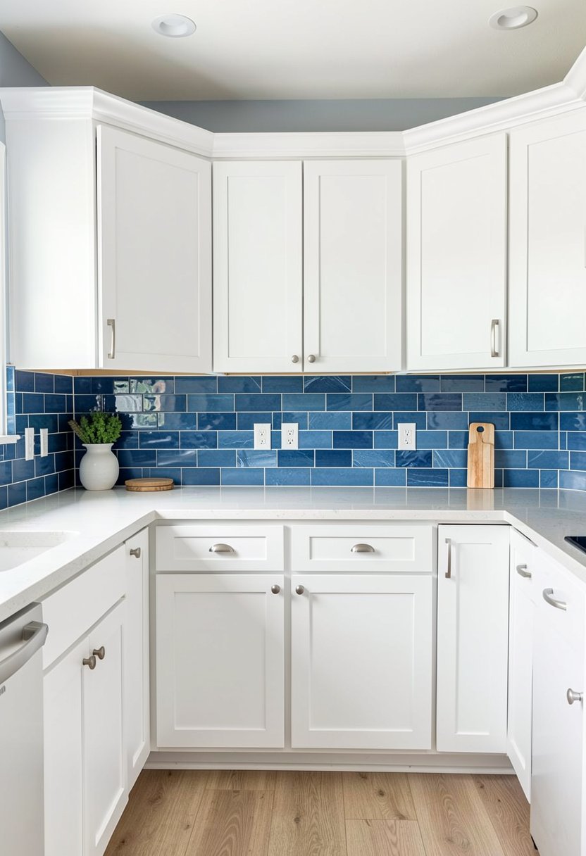 Large Format Blue Tiles