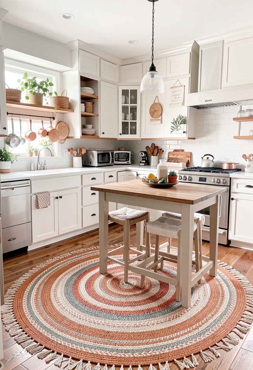 Layer Rugs for Texture