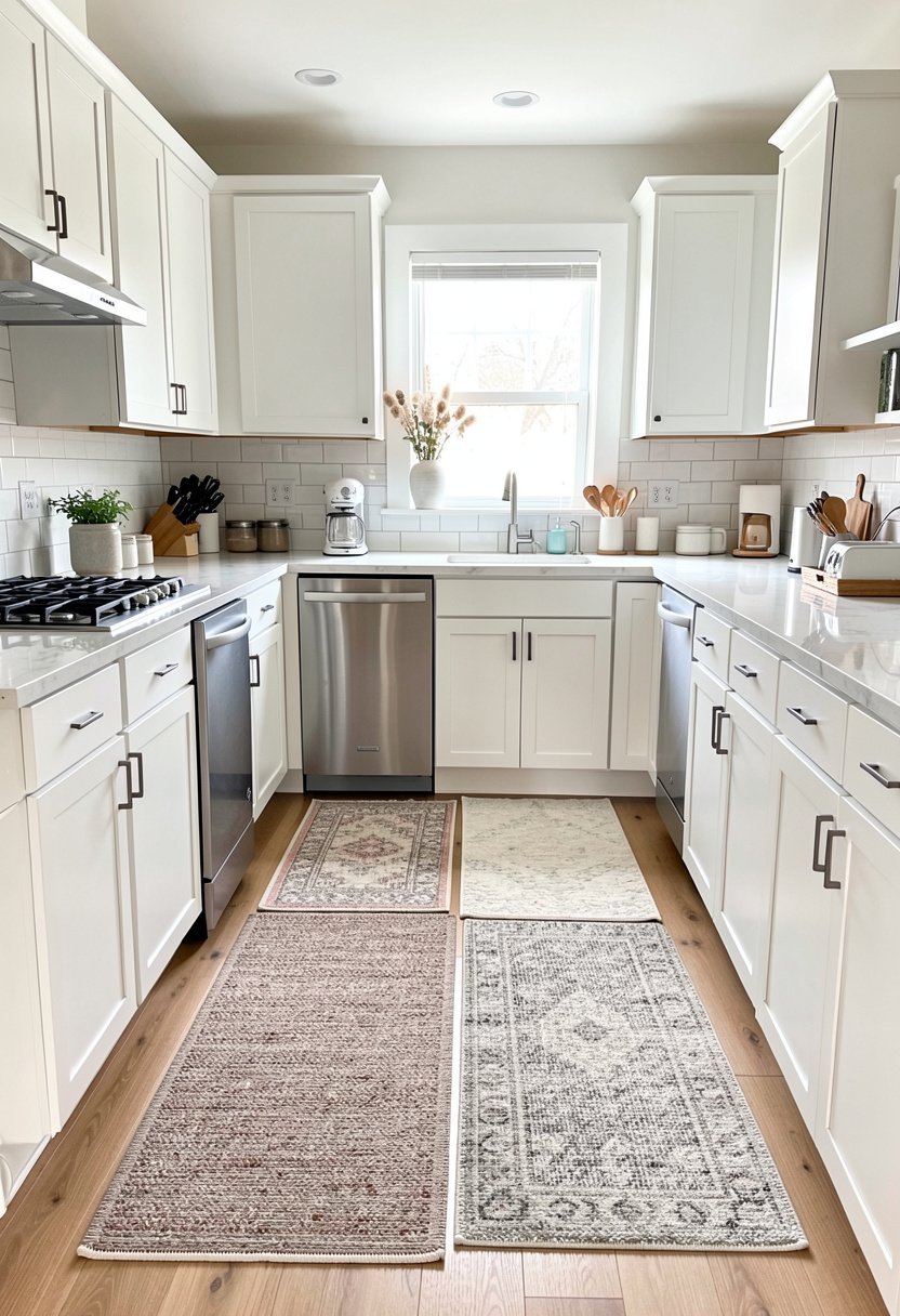 Layer Two Small Rugs Together