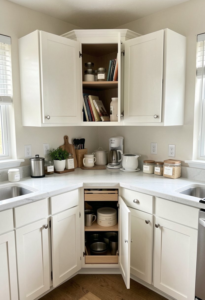 Lazy Susan with Folded Doors