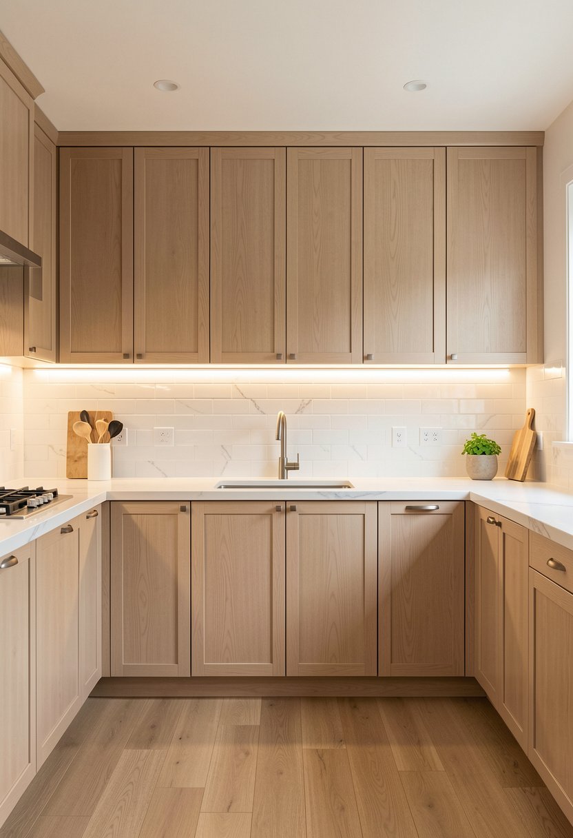 Lighting Above the Cabinet Line