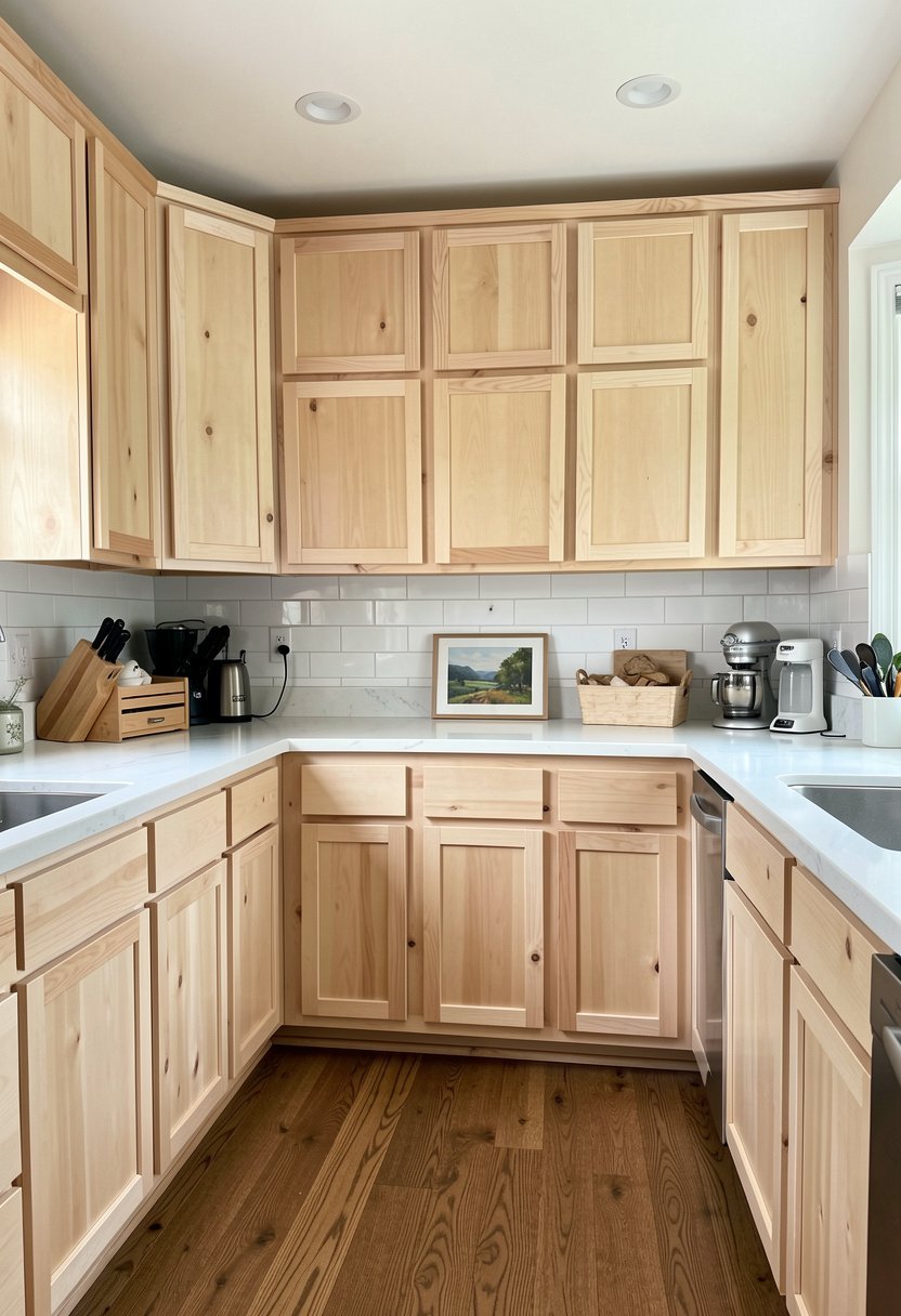 Lightly Sanded Natural Wood Frames