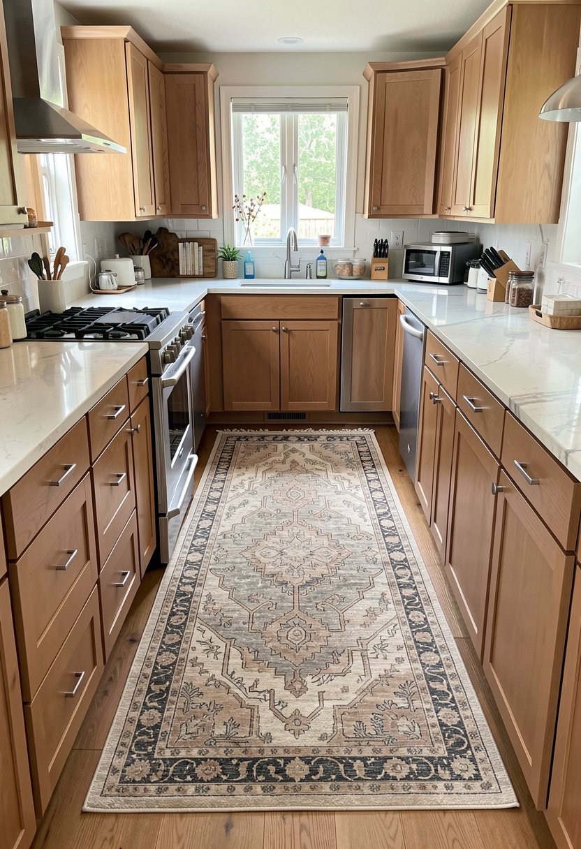 Long Runners for Narrow Kitchen Spaces