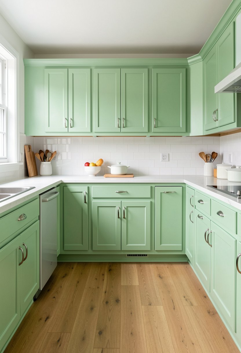 Mint Green with Retro Handles