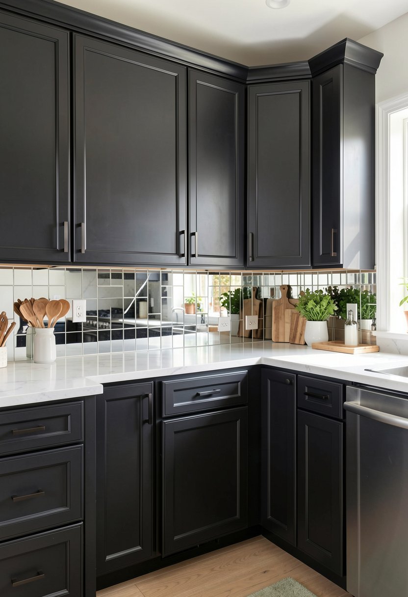Mirrored Backsplash Panels