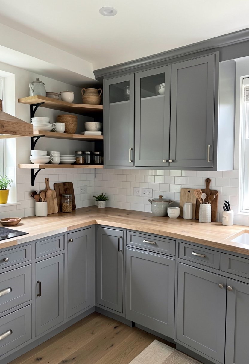 Mix in Open Shelving