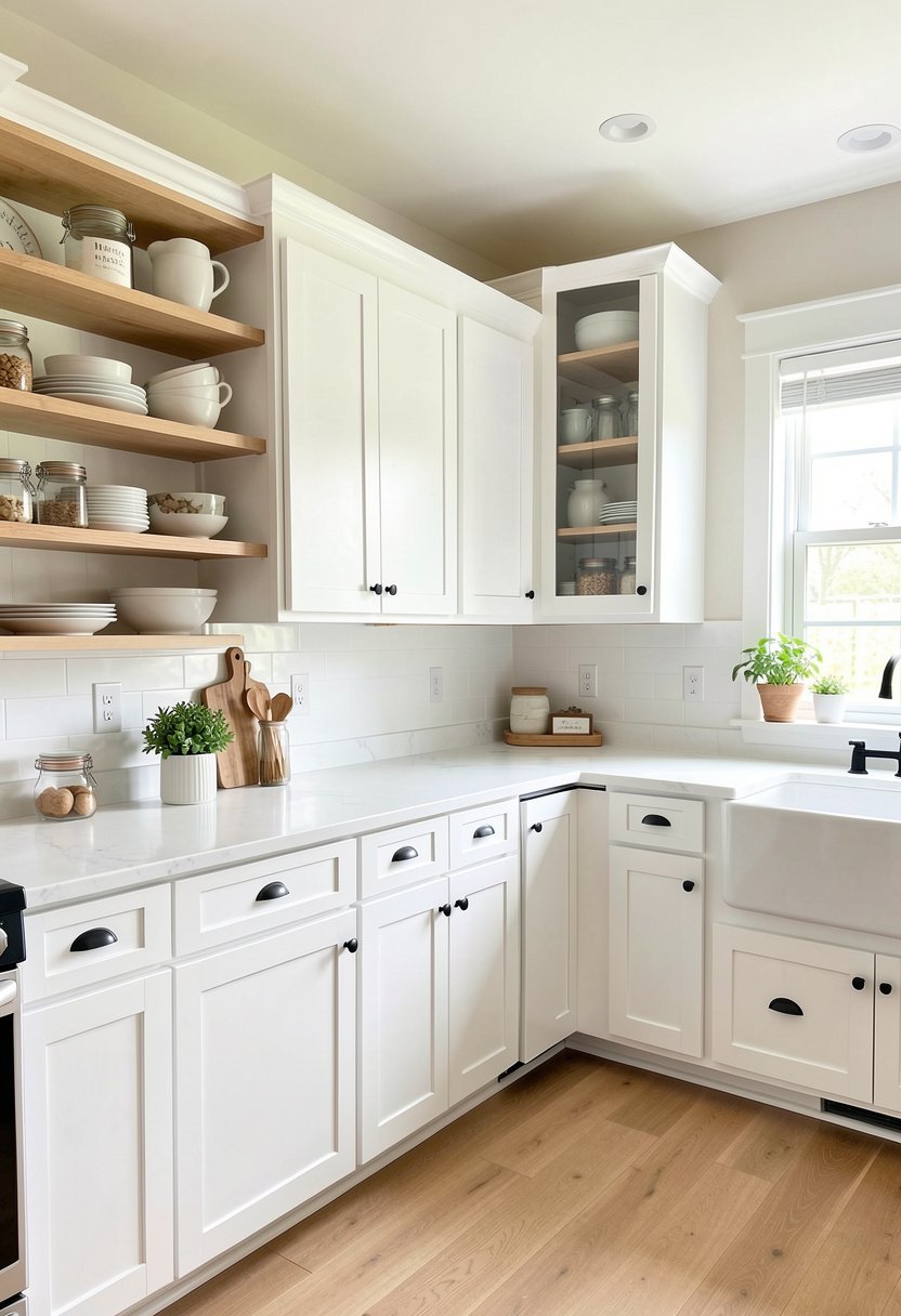 Mix Open Shelving In