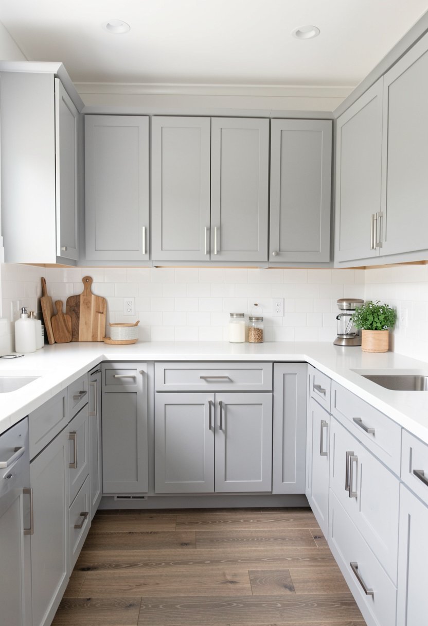 Mix with Crisp White Walls
