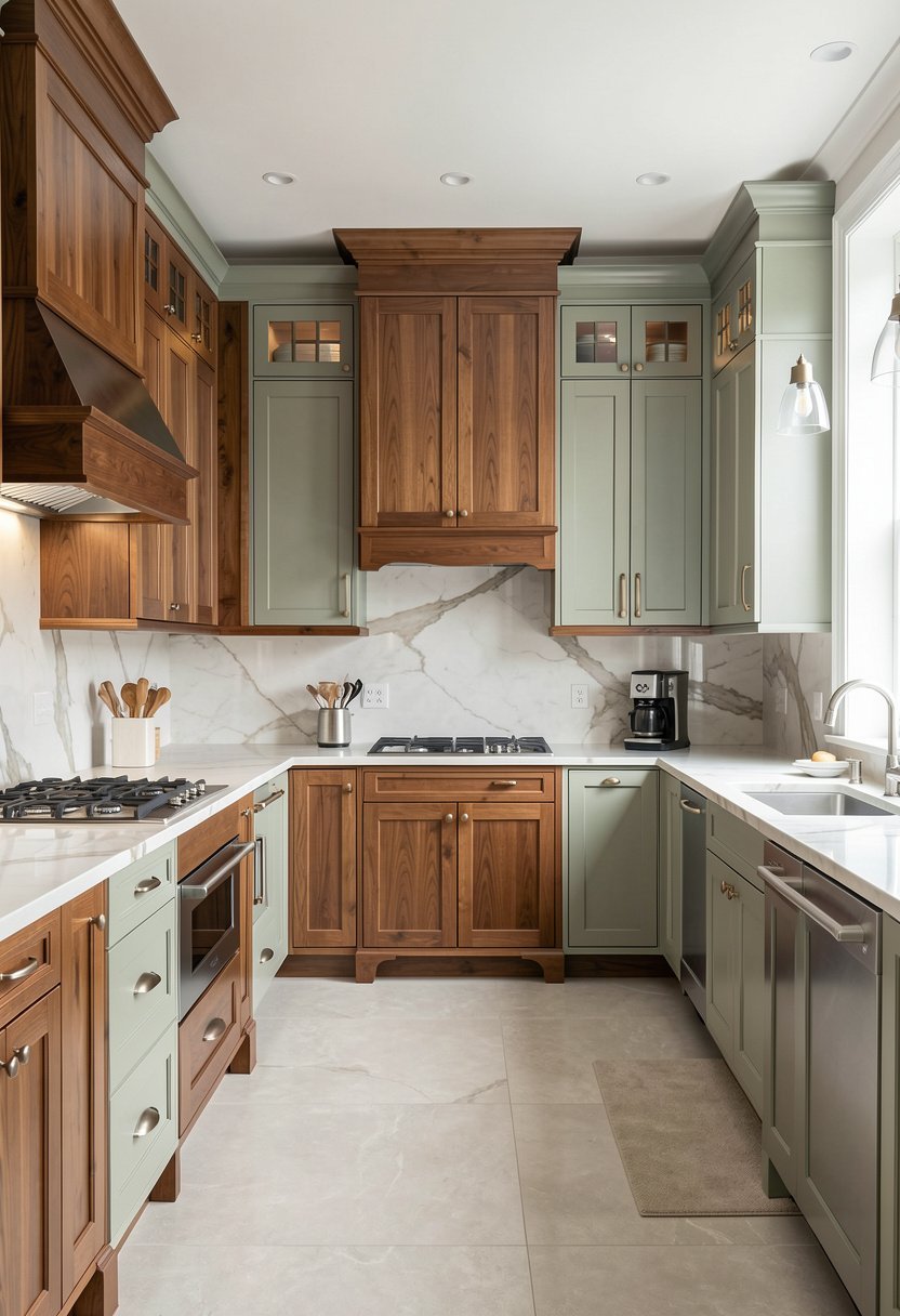 Mix Wood and Painted Tones