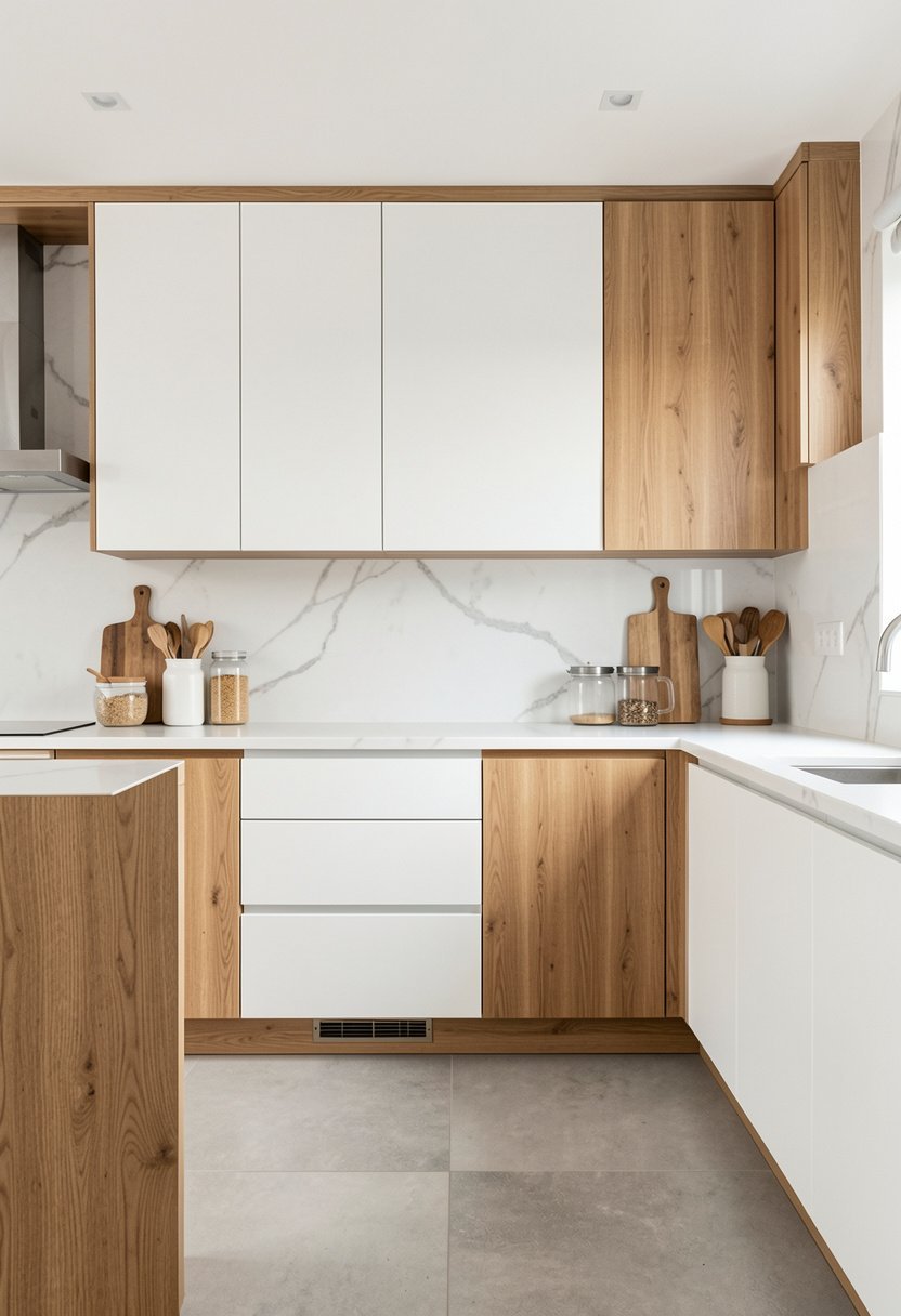 Mix Wood with White Paint