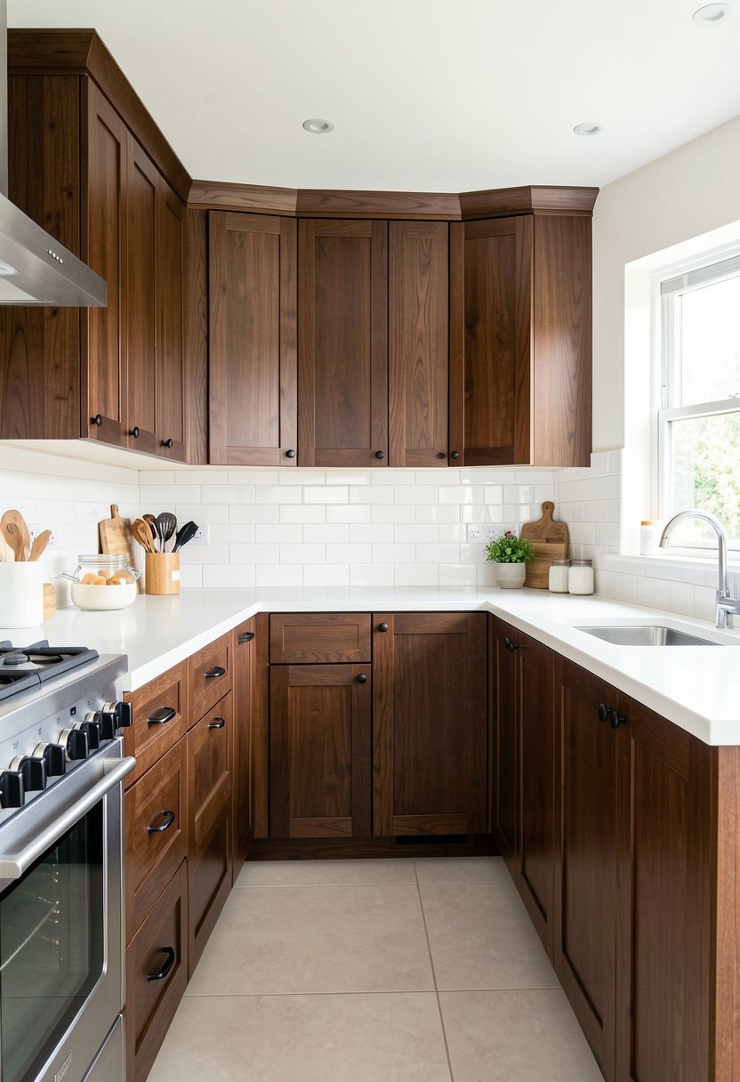 Mix Wood with White Tile