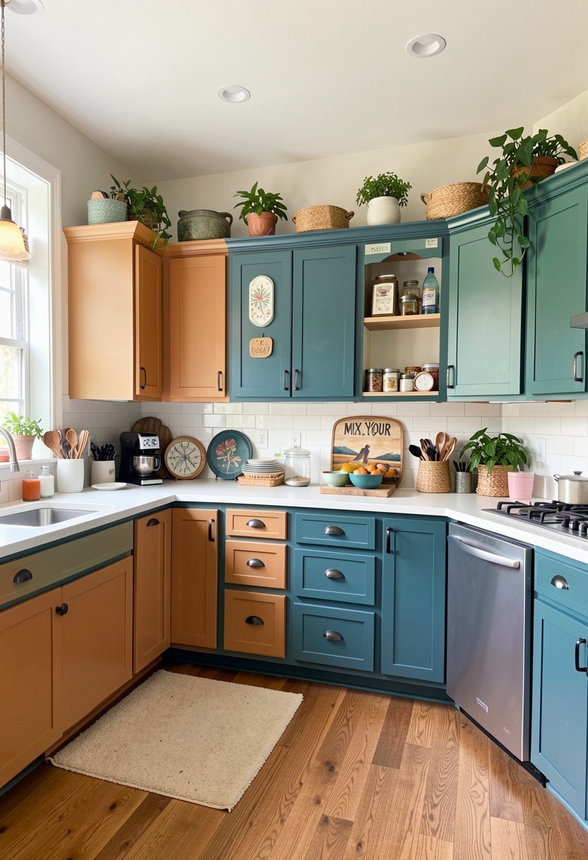 Mix Your Cabinet Colors