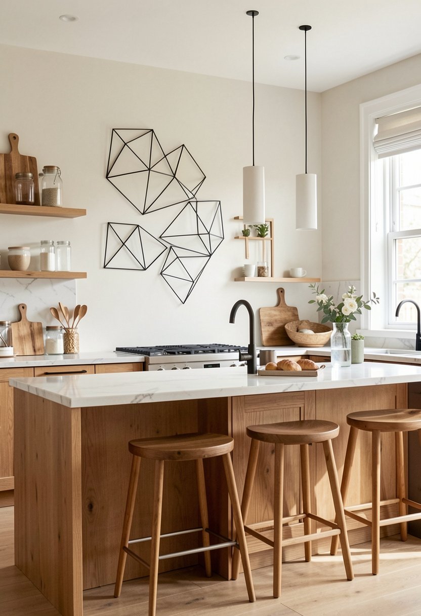Modern Geometric Metal Sculptures