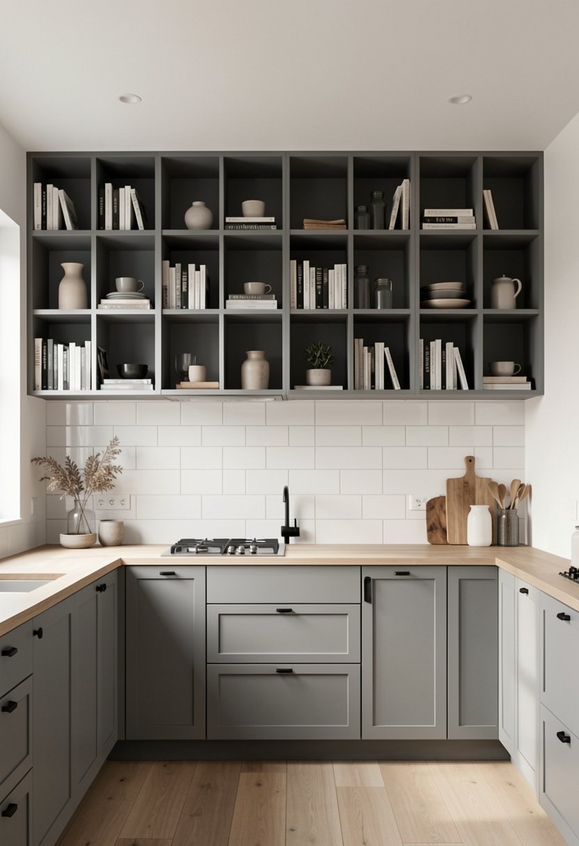 Monochromatic Bookshelves
