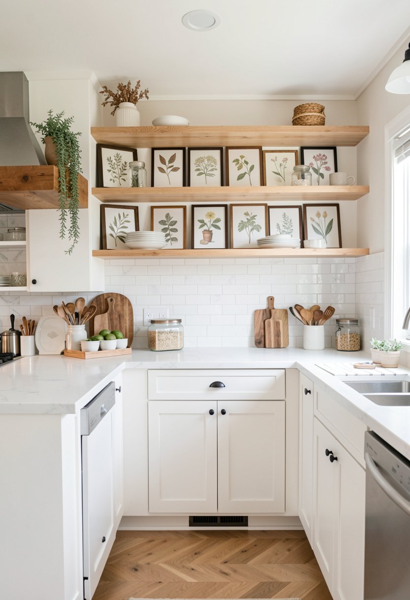 Mount Frames with Botanical Art