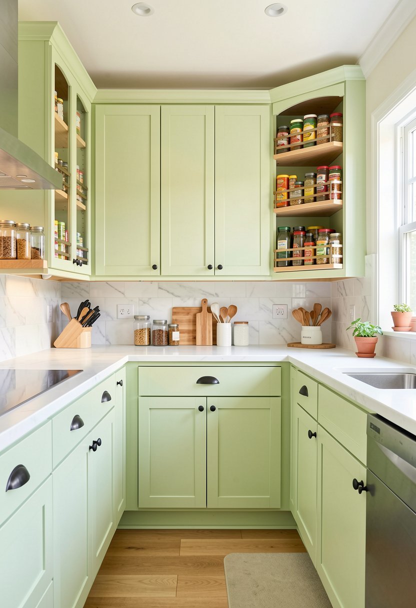 Mount Spice Racks to Cabinet Doors