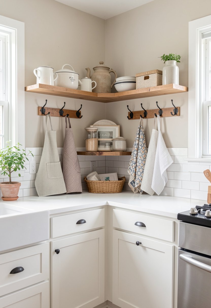 Mount Wall Hooks for Aprons or Towels