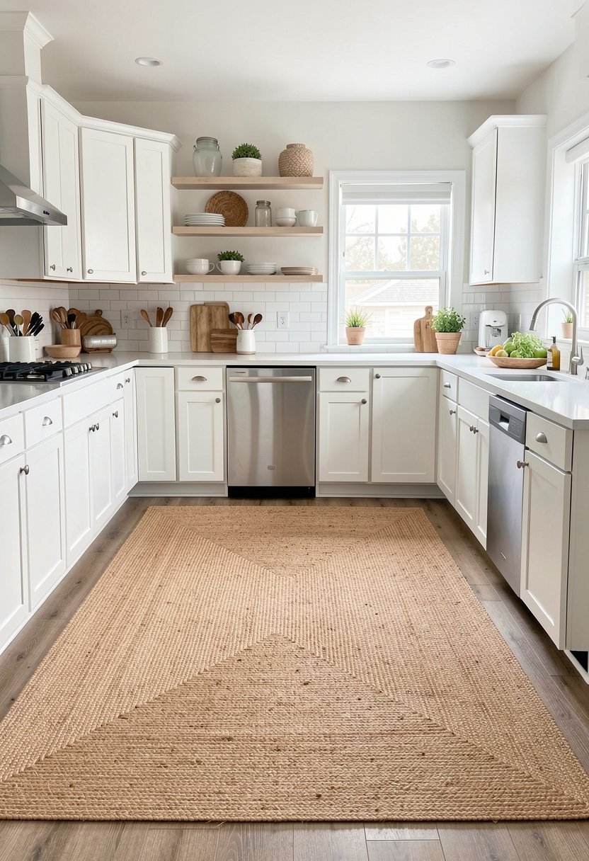 Natural Jute Mats for Texture