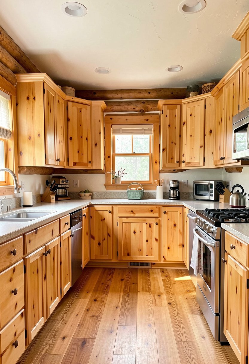 Natural Knotty Pine for That Classic Look