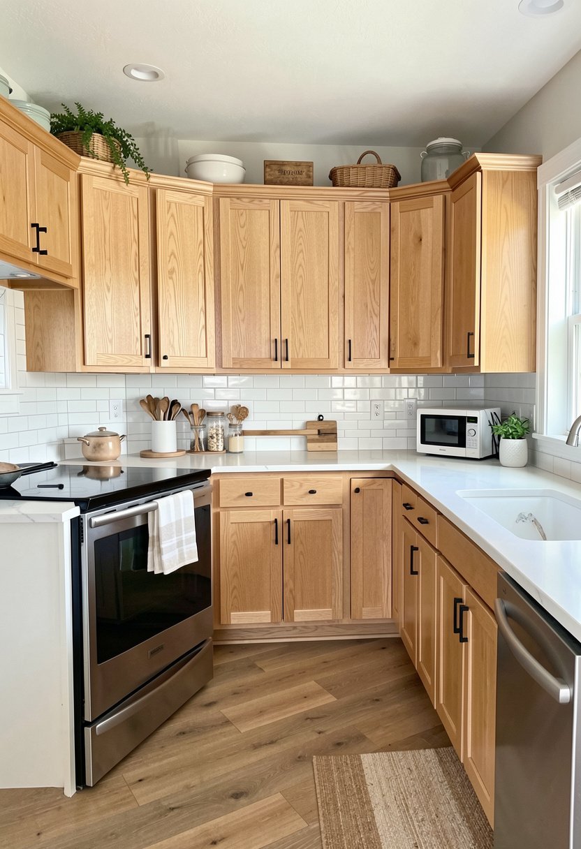 Natural Oak Wood Shaker