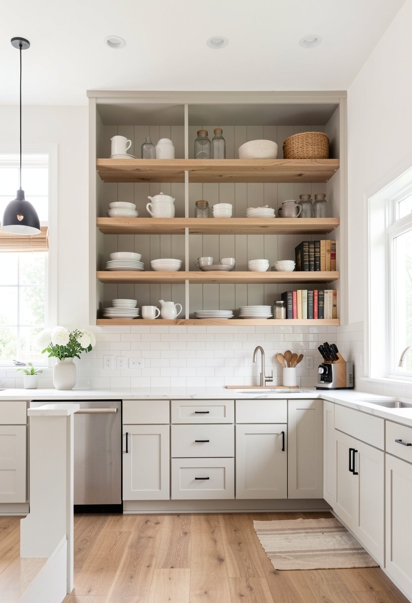 Open Shelving for a Breezy Look