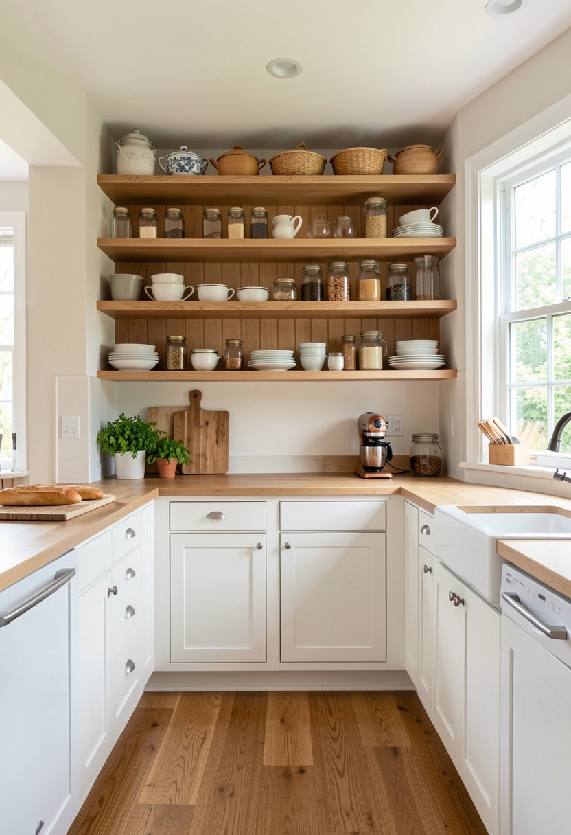 Open Shelving for Display