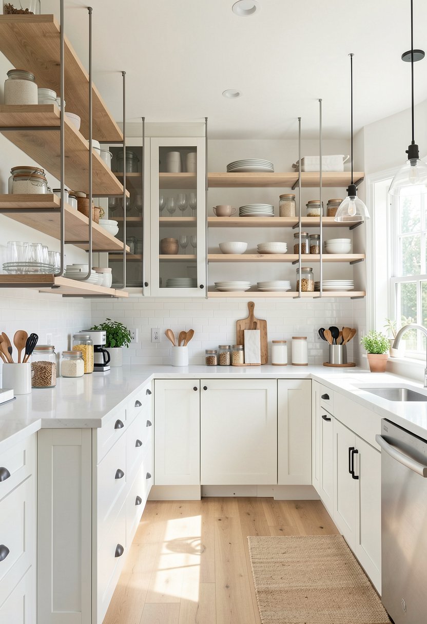 Open Shelving Units for an Airy Vibe