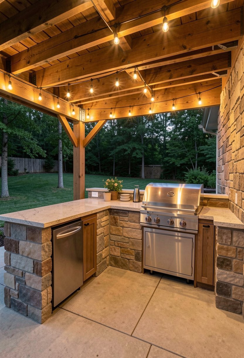 Overhead Canopy Lighting Ideas