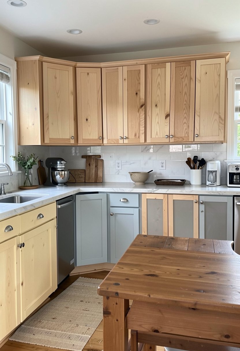 Paint Just the Lower Cabinets