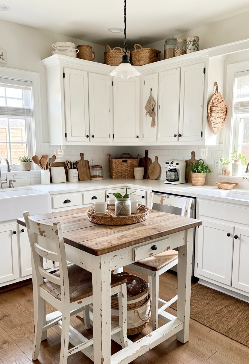 Paint Old Cabinets White
