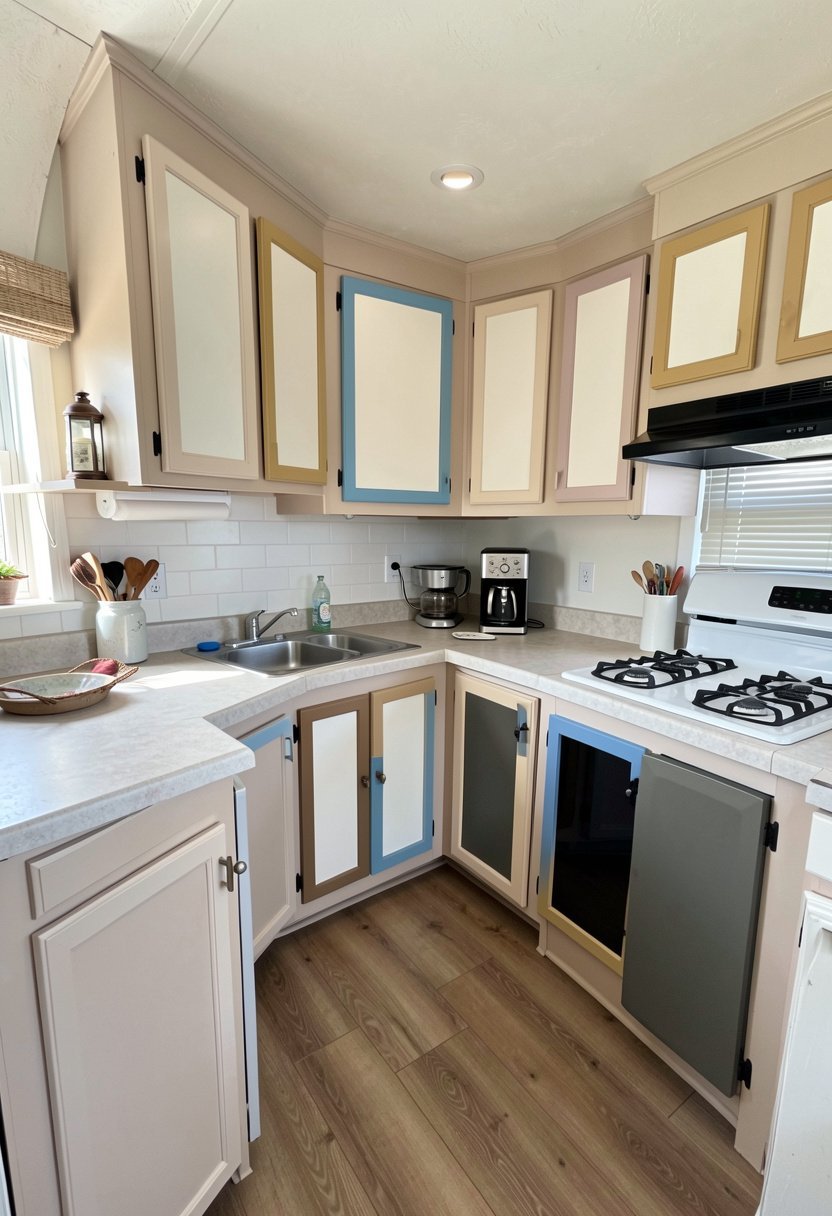 Paint the Cabinet Frames Only