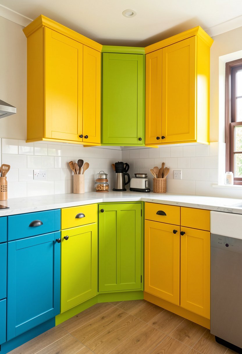 Paint the Corner Cabinet Bold
