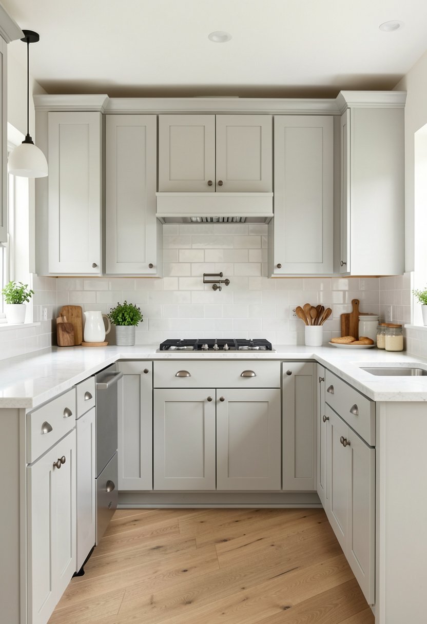 Pale Gray Cabinet Finishes