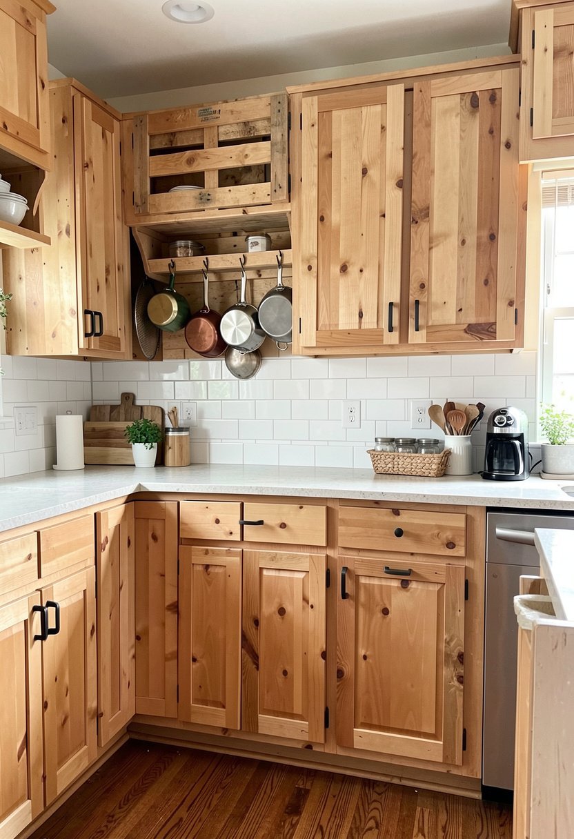 Pallet Pot and Pan Hangers